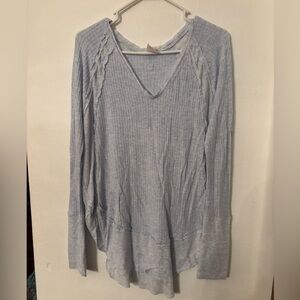 We the free waffle knit long sleeve